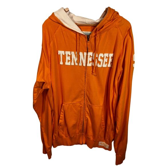 Colosseum Athletics Tennessee Volunteers Full Zip Hoodie Pockets Hoodie Men 2XL - Picture 1 of 8